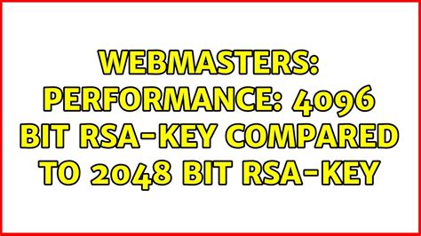 rsa 4096 vs 2048